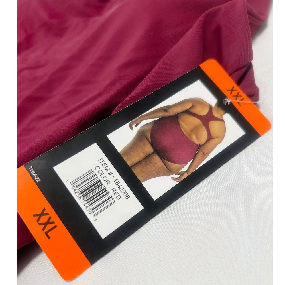 TYR Women XXL One Piece Swimsuit Red Controlfit Racerback UPF 50+ 1842968 NEW - Picture 6 of 6